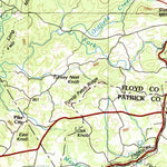 United States Geological Survey Galax, VA-NC (1986, 100000-Scale) digital map