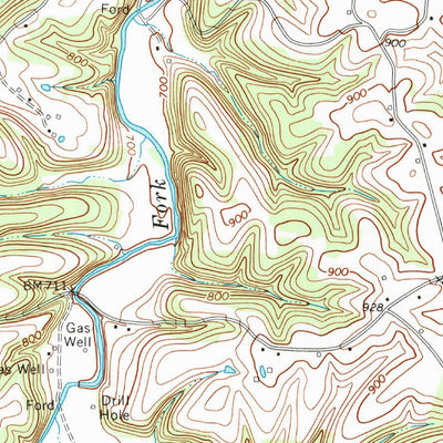 United States Geological Survey Galen, TN-KY (1969, 24000-Scale) digital map