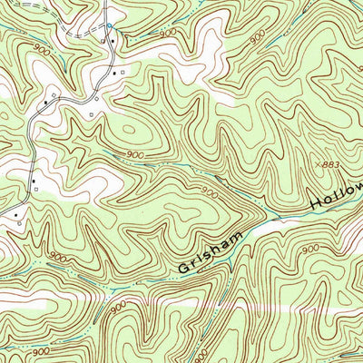 United States Geological Survey Galen, TN-KY (1969, 24000-Scale) digital map