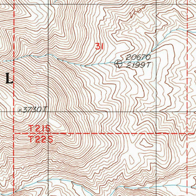 United States Geological Survey Galena Canyon, CA (1987, 24000-Scale) digital map