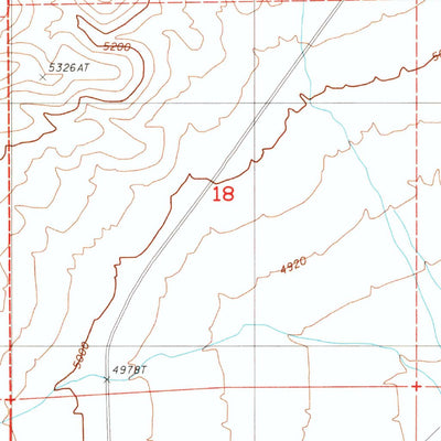 United States Geological Survey Galena Canyon, NV (1984, 24000-Scale) digital map