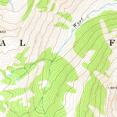 United States Geological Survey Galena, ID (1970, 24000-Scale) digital map