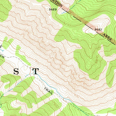 United States Geological Survey Galena, ID (1970, 24000-Scale) digital map
