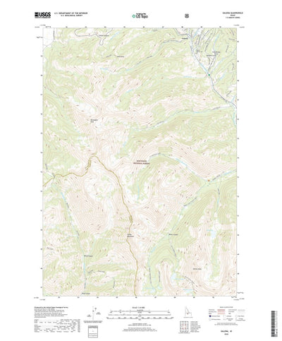 United States Geological Survey Galena, ID (2020, 24000-Scale) digital map