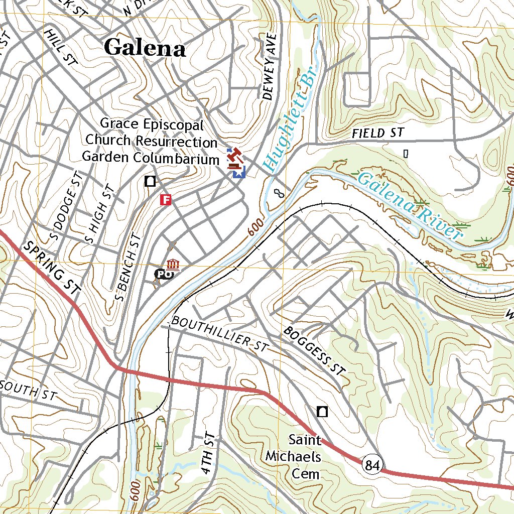 Galena, IL (2021, 24000-Scale) Map by United States Geological Survey ...