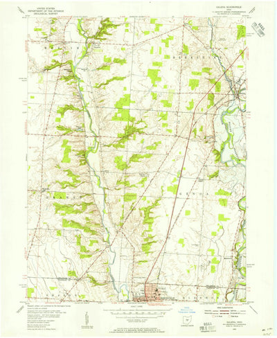United States Geological Survey Galena, OH (1955, 24000-Scale) digital map