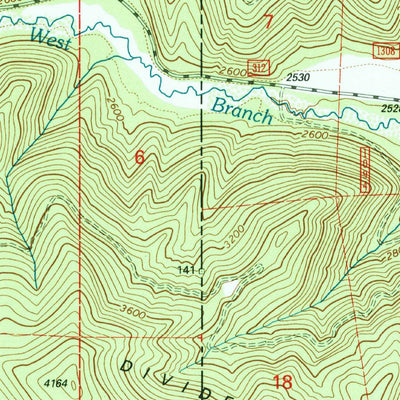 United States Geological Survey Galena Point, WA-ID (1996, 24000-Scale) digital map