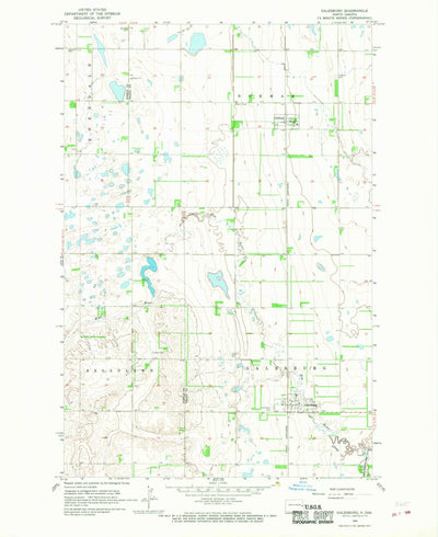United States Geological Survey Galesburg, ND (1966, 24000-Scale) digital map