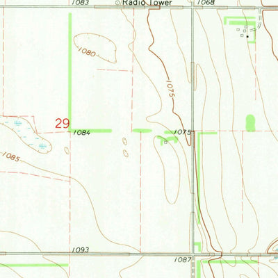 United States Geological Survey Galesburg, ND (1968, 24000-Scale) digital map