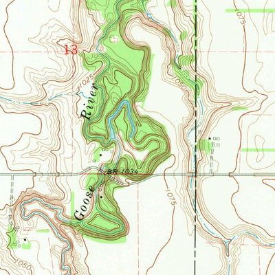 United States Geological Survey Galesburg, ND (1968, 24000-Scale) digital map