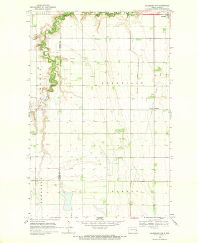 United States Geological Survey Galesburg NW, ND (1968, 24000-Scale) digital map