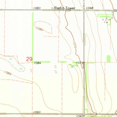 United States Geological Survey Galesburg NW, ND (1968, 24000-Scale) digital map