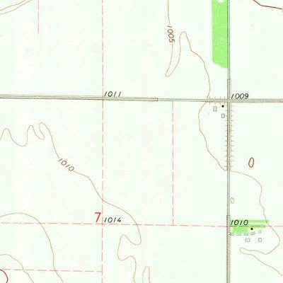 United States Geological Survey Galesburg SE, ND (1968, 24000-Scale) digital map