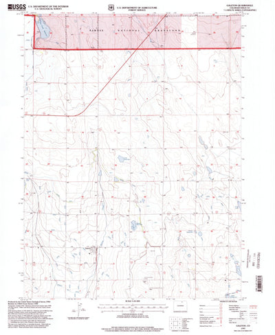 United States Geological Survey Galeton, CO (1997, 24000-Scale) digital map