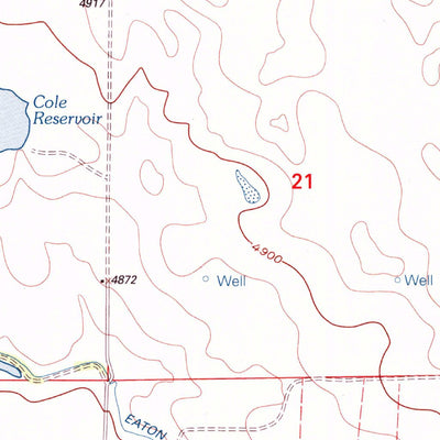 United States Geological Survey Galeton, CO (1997, 24000-Scale) digital map