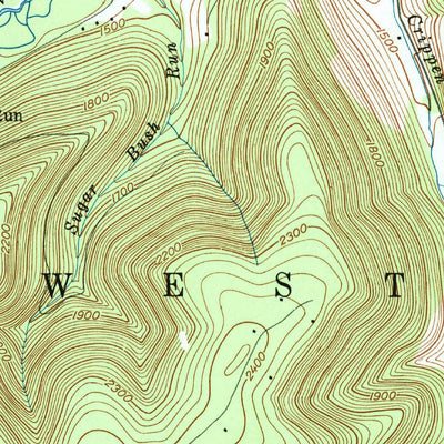 United States Geological Survey Galeton, PA (1994, 24000-Scale) digital map