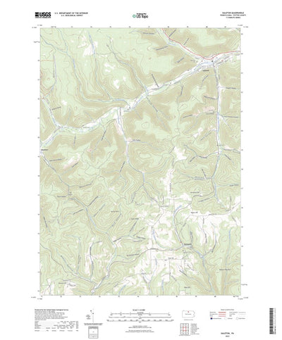 United States Geological Survey Galeton, PA (2023, 24000-Scale) digital map