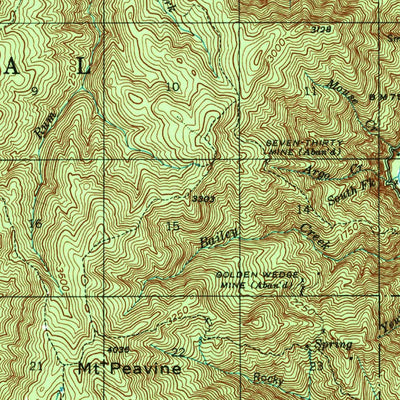 United States Geological Survey Galice, OR (1946, 62500-Scale) digital map