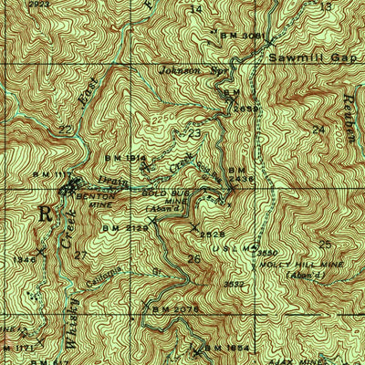 United States Geological Survey Galice, OR (1946, 62500-Scale) digital map