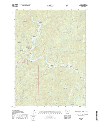United States Geological Survey Galice, OR (2020, 24000-Scale) digital map
