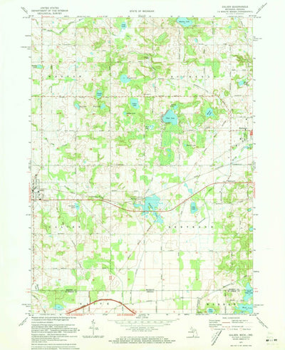 United States Geological Survey Galien, MI-IN (1971, 24000-Scale) digital map