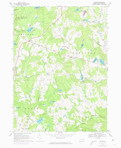United States Geological Survey Galilee, PA (1967, 24000-Scale) digital map