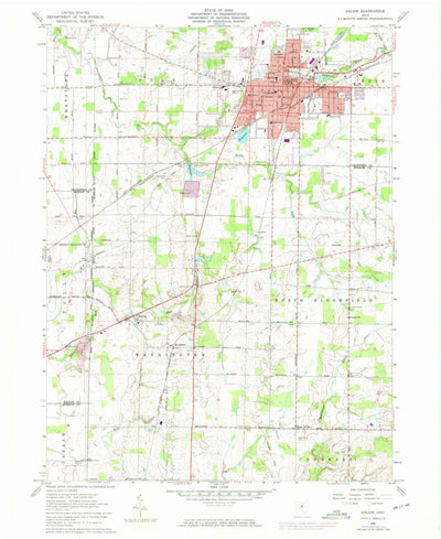 United States Geological Survey Galion, OH (1960, 24000-Scale) digital map