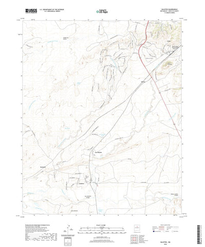 United States Geological Survey Galisteo, NM (2020, 24000-Scale) digital map