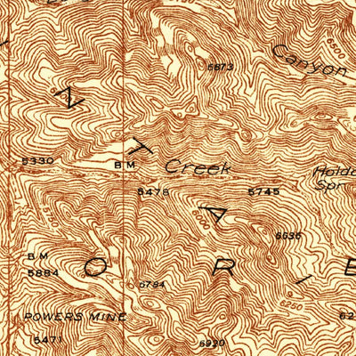 United States Geological Survey Galiuro Mountains, AZ (1938, 48000-Scale) digital map