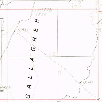 United States Geological Survey Gallagher Flat, NV (1982, 24000-Scale) digital map