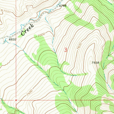 United States Geological Survey Gallagher Gulch, MT-ID (1965, 24000-Scale) digital map
