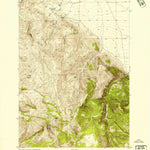 United States Geological Survey Gallagher Mountain, MT (1952, 24000-Scale) digital map
