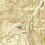 United States Geological Survey Gallagher Mountain, MT (1952, 24000-Scale) digital map
