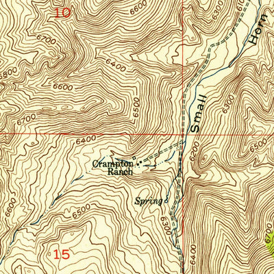 United States Geological Survey Gallagher Mountain, MT (1952, 24000-Scale) digital map