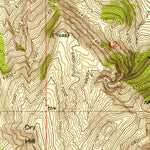 United States Geological Survey Gallagher Mountain, MT (1952, 24000-Scale) digital map