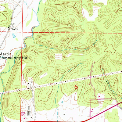 United States Geological Survey Gallatin, AR (1970, 24000-Scale) digital map