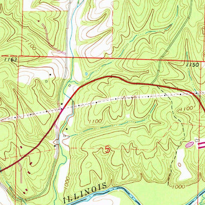 United States Geological Survey Gallatin, AR (1970, 24000-Scale) digital map