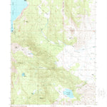 United States Geological Survey Gallatin Peak, CA (1989, 24000-Scale) digital map