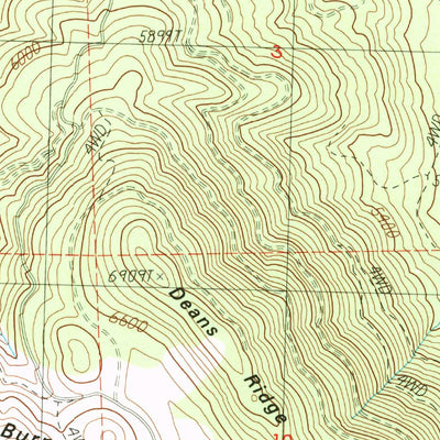 United States Geological Survey Gallatin Peak, CA (1989, 24000-Scale) digital map
