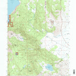 United States Geological Survey Gallatin Peak, CA (1995, 24000-Scale) digital map