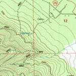 United States Geological Survey Gallatin Peak, CA (1995, 24000-Scale) digital map