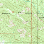 United States Geological Survey Gallatin Peak, MT (1988, 24000-Scale) digital map