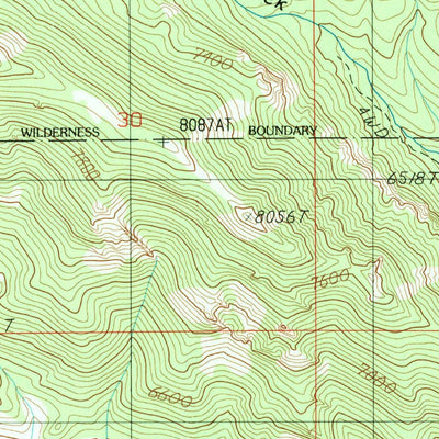 United States Geological Survey Gallatin Peak, MT (1988, 24000-Scale) digital map