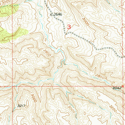United States Geological Survey Gallatin Rapids, MT (1954, 24000-Scale) digital map