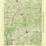 United States Geological Survey Gallatin, TN (1942, 100000-Scale) digital map