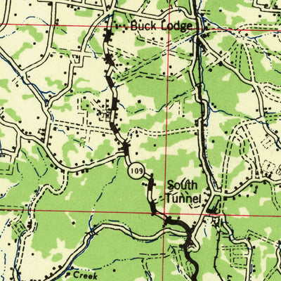United States Geological Survey Gallatin, TN (1942, 100000-Scale) digital map