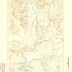 United States Geological Survey Gallatin, WY-MT (1885, 125000-Scale) digital map