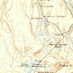 United States Geological Survey Gallatin, WY-MT (1885, 125000-Scale) digital map
