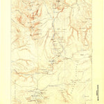 United States Geological Survey Gallatin, WY-MT (1901, 125000-Scale) digital map