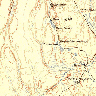 United States Geological Survey Gallatin, WY-MT (1901, 125000-Scale) digital map